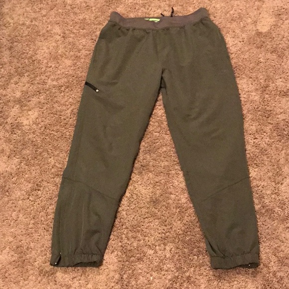 green champion track pants
